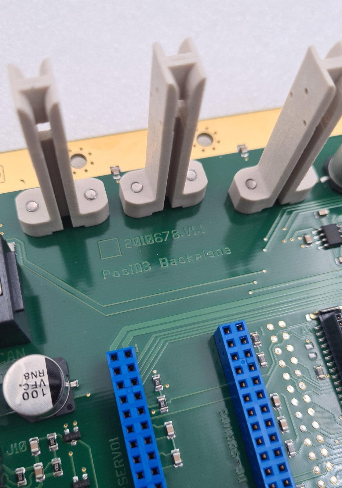 Tecan PosID3 Backplane 12010677 00 Board 2010678.V1.1 PCB