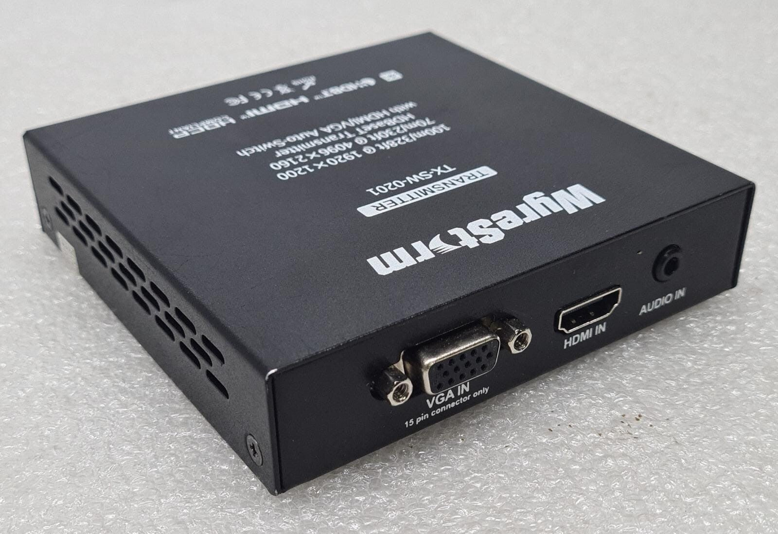 WyreStorm TX-SW-0201 HDBaseT Transmitter 4K W/ HDMI VGA Auto-Switch