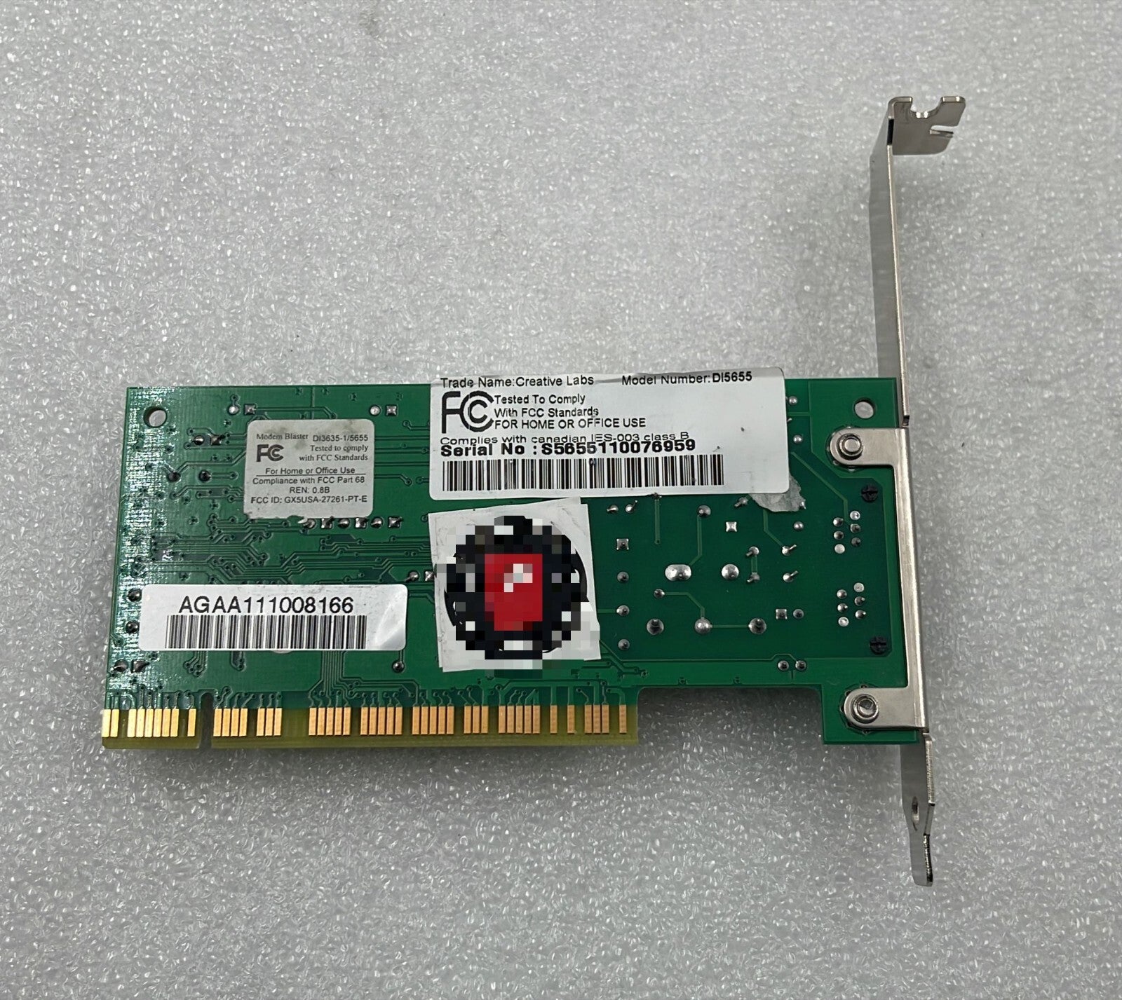 [LOT OF 2] Modem PCI DI5655 245-05655-10 Board