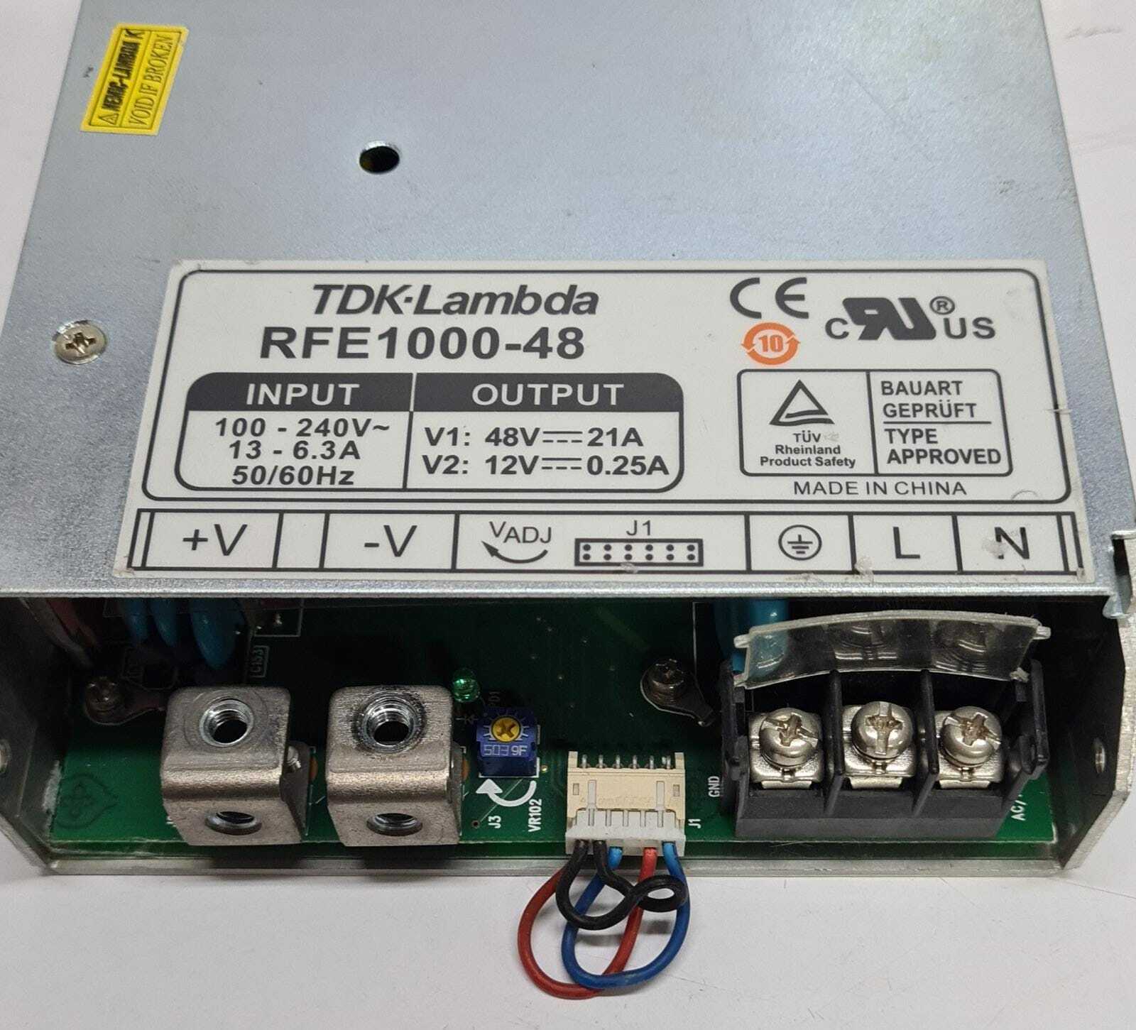 TDK Lambda RFE1000-48 HFP Rack Mount Power Supply Converter