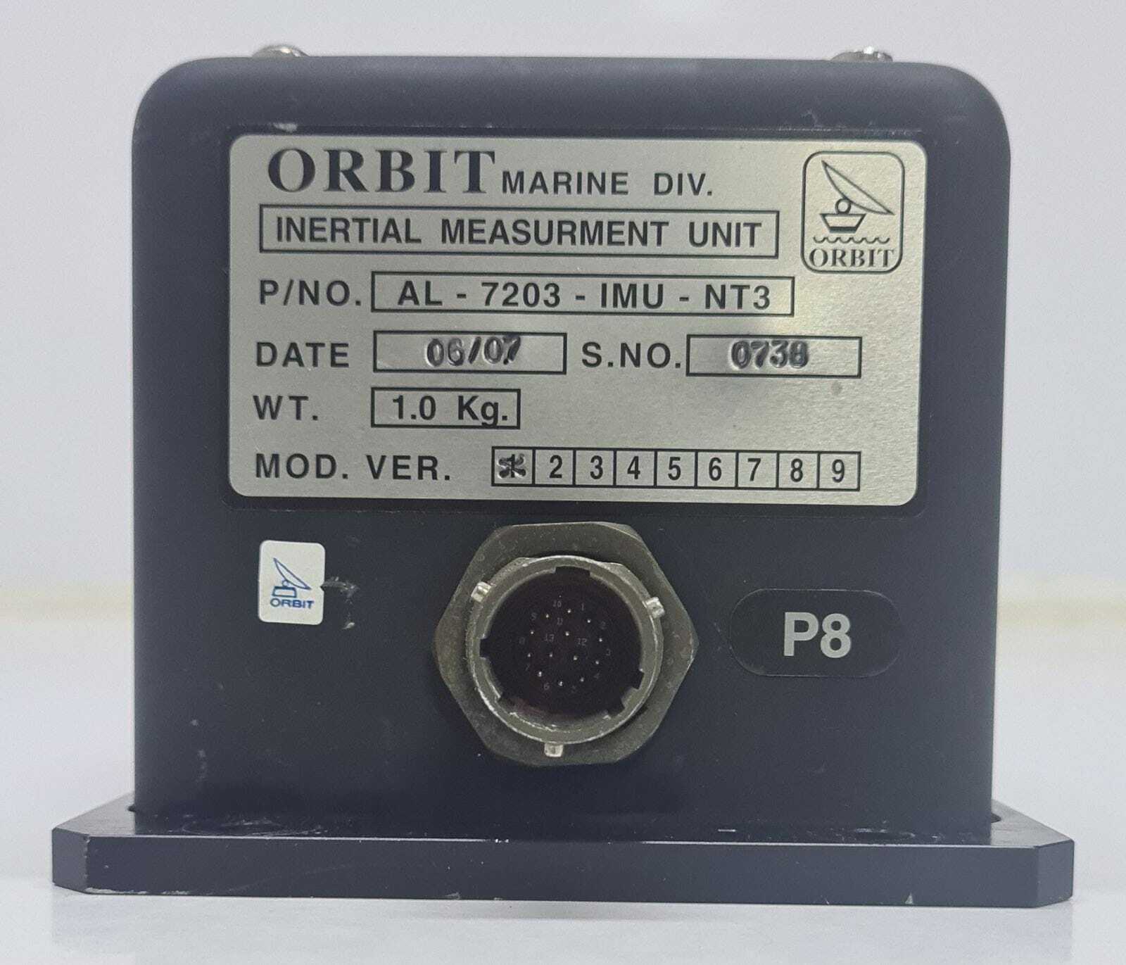 ORBIT Marine AL-7203-IMU-NT3 Inertial Measurements Unit for CS systems