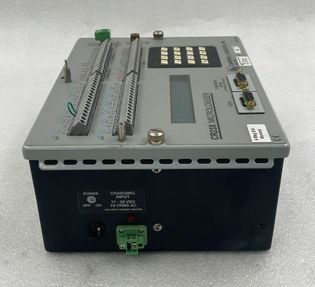 Campbell Scientific CR23X side and rear terminal view