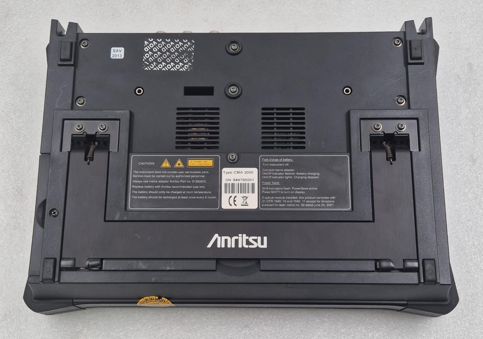 ANRITSU CMA3000 TESTEUR RESEAU ETHERNET W/ OPTICAL OPTION **FOR PARTS**