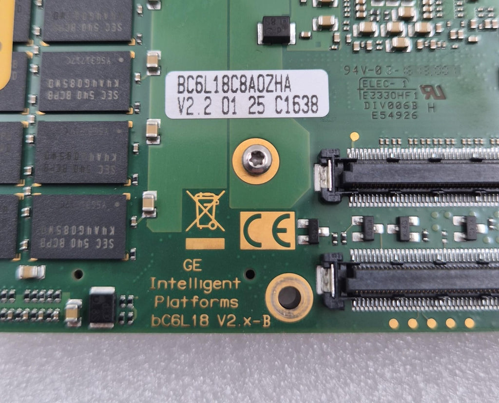 GE Intelligent Platforms bC6L18 V2.x-B Industrial Control Motherboard