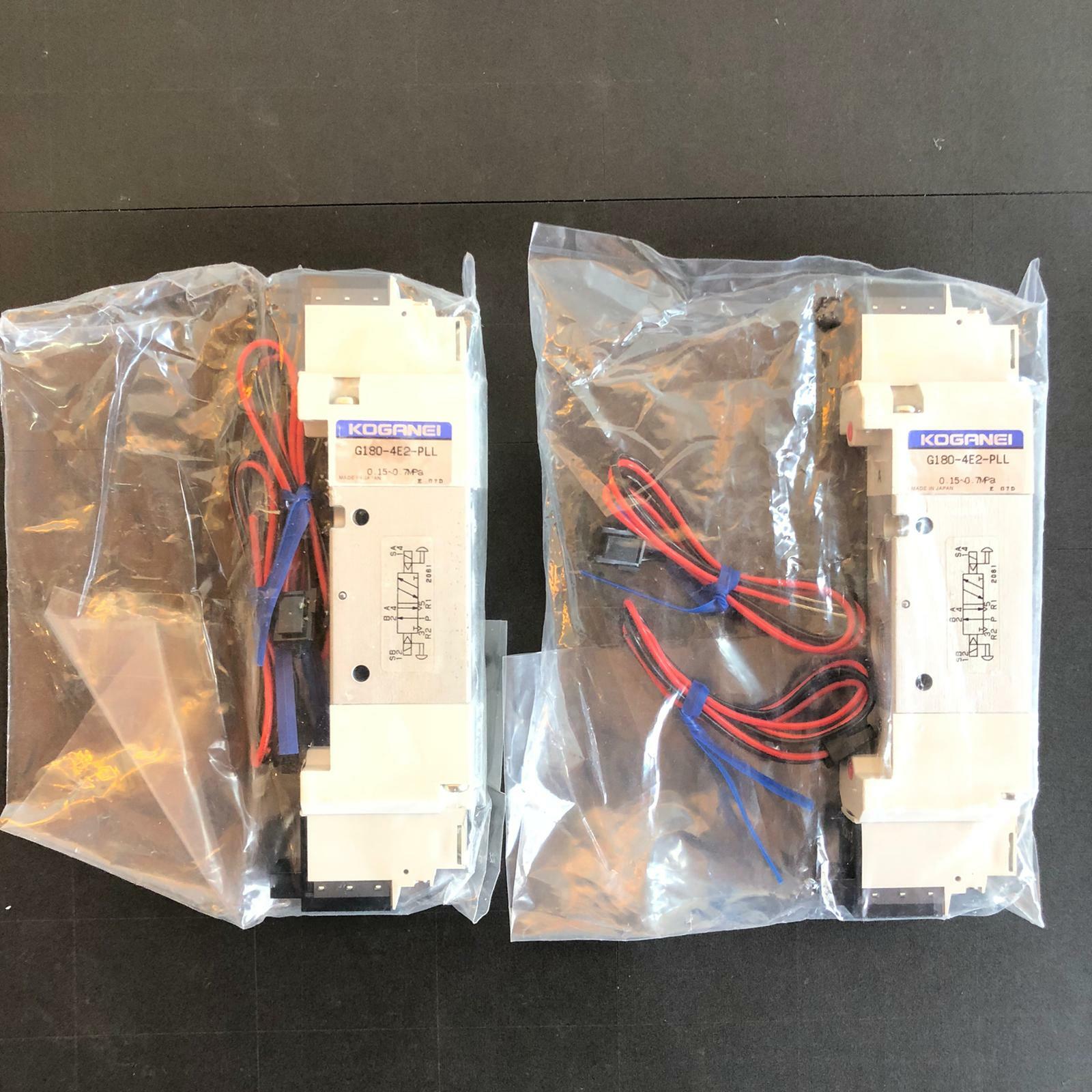 [LOT OF 2] NEW - KOGANEI G180-4E2-PLL Solenoid Valve