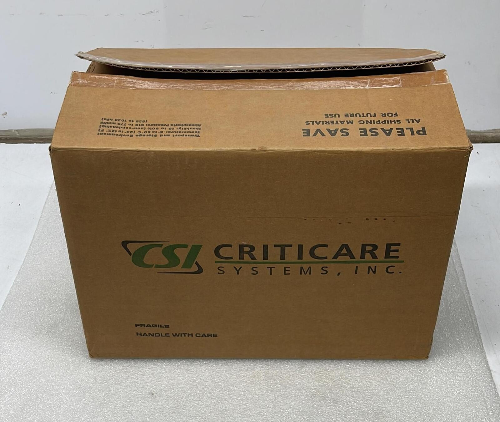 CSI Criticare Systems 504DX Digital Oximeter Monitor W/ 934-10DN Finger Sensor