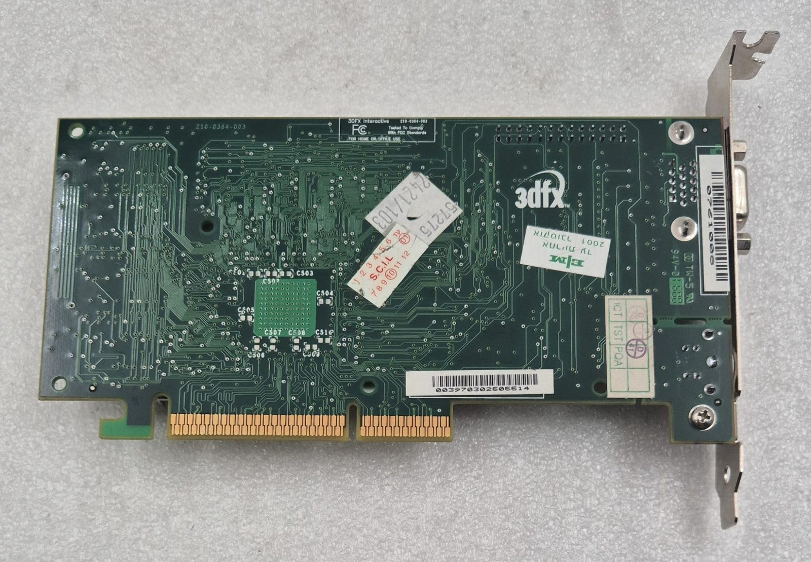 STB Systems GPU 3DFX 210-0364-003 AGP Graphics Card Voodoo3 16MB RAM