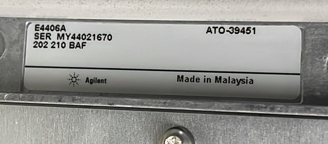 Agilent E4406A VSA Series Transmitter Tester 7 MHz - 4.0 GHz