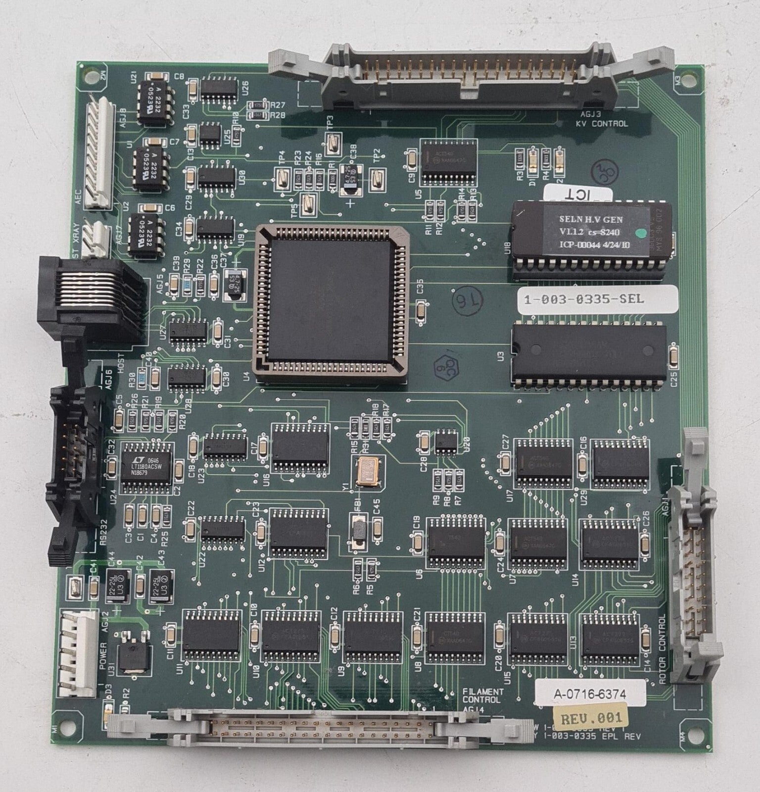 Hologic Filament Generator Processor Board 1-003-0335 for Selenia Lorad M-IV