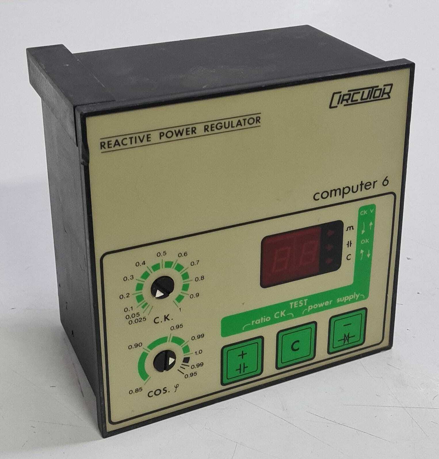 CIRCUTOR computer 6 REACTIVE POWER REGULATOR