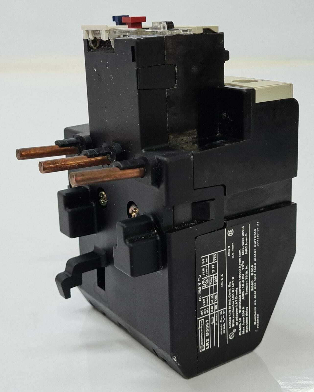 Telemecanique Thermal Overload Relay LR2 D33 Type LR2D3361