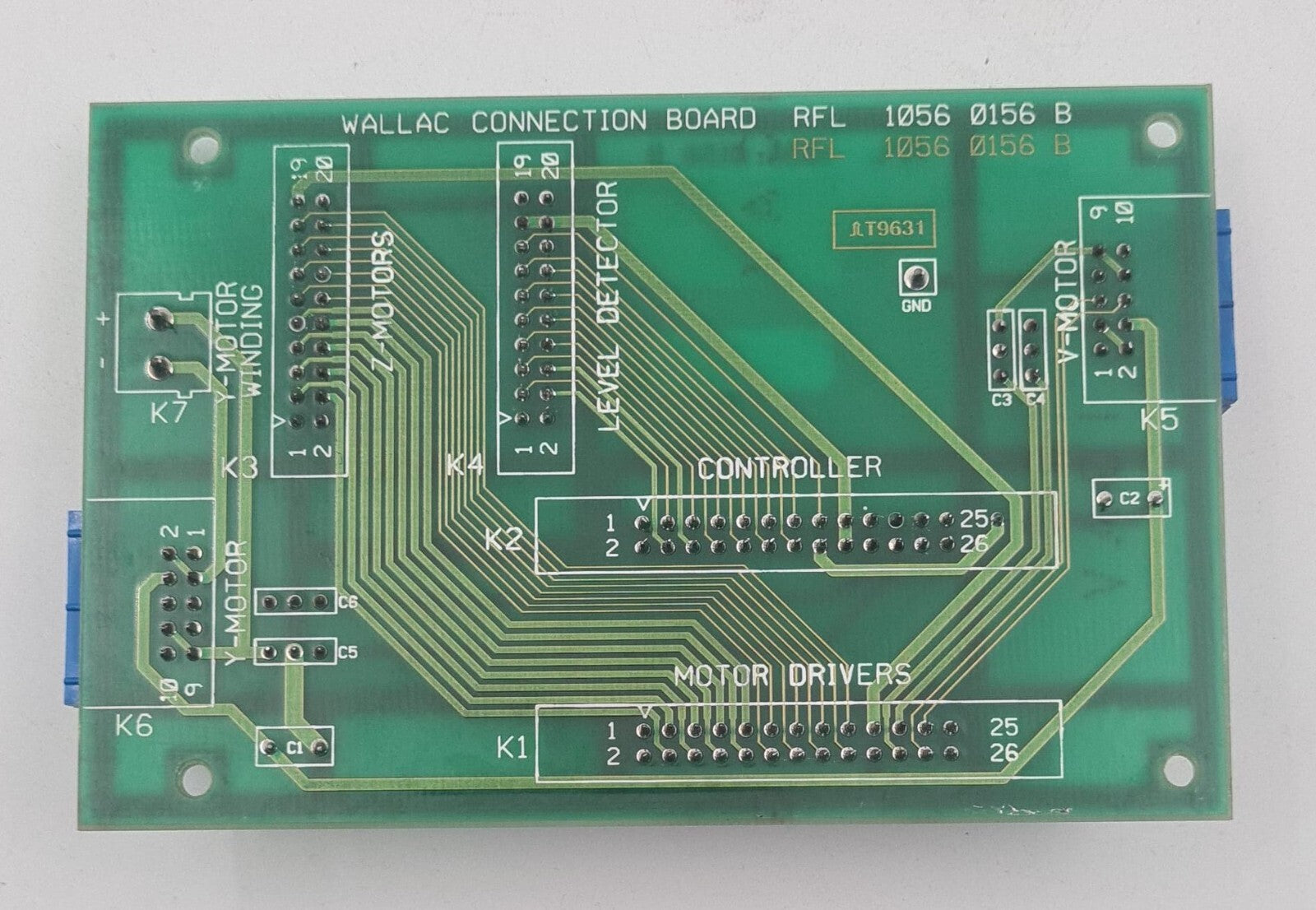 WALLAC RFL 1086 0157 Connection Board RFL 1056 0156 B