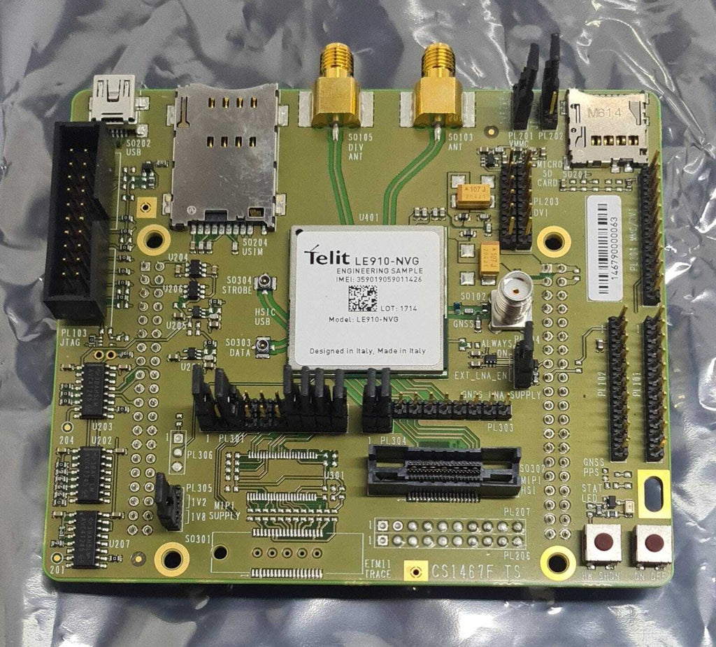 NEW - TELIT LE910-NVG Interface MiniPCIe Modem Module W/ USB Cable