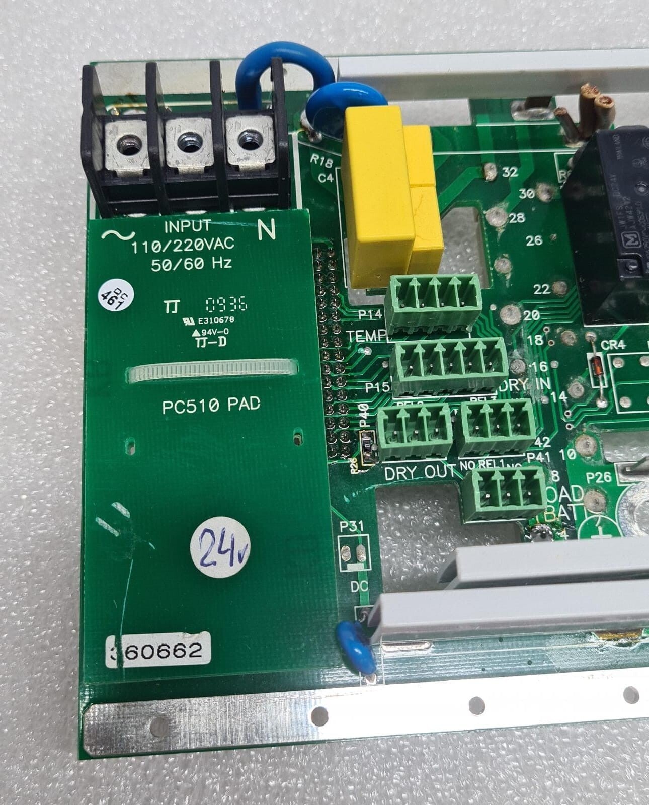 GEI GAMATRONIC CARD PC510 REV X PCB Board W/ PC513 REV IV