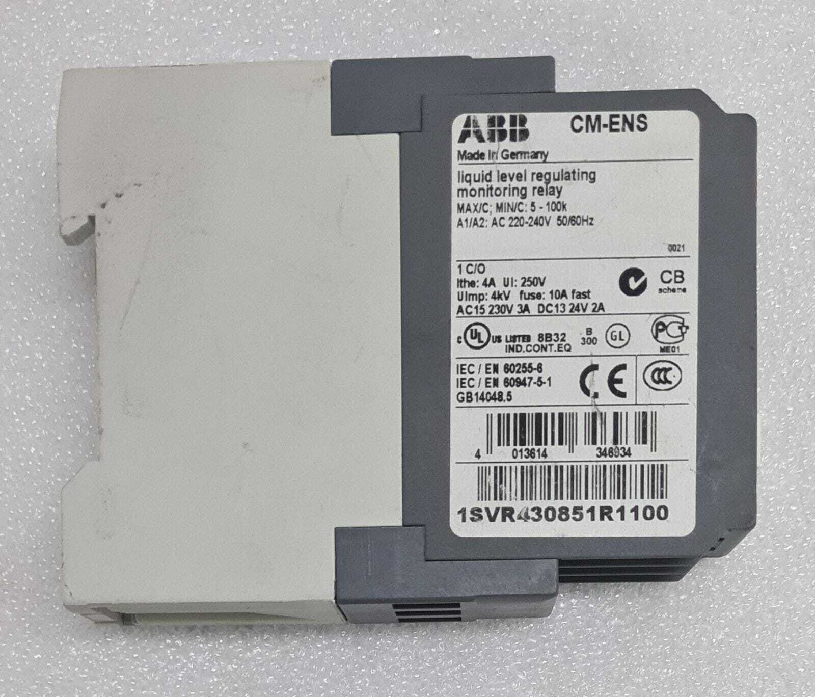 ABB CM-ENS 1SVR430851R1100 AC230V Safety Monitoring Relay