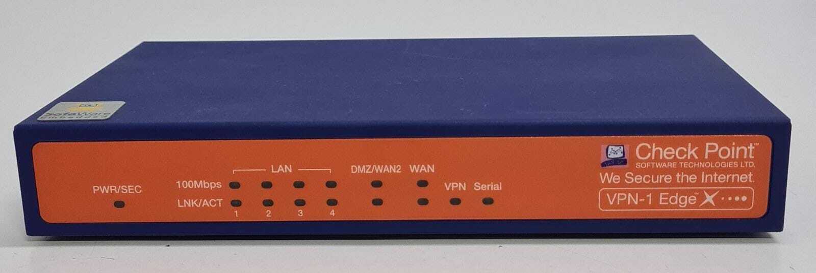CheckPoint VPN-1 UTM Edge X Internet Security Appliance SBX-166LHGE-5