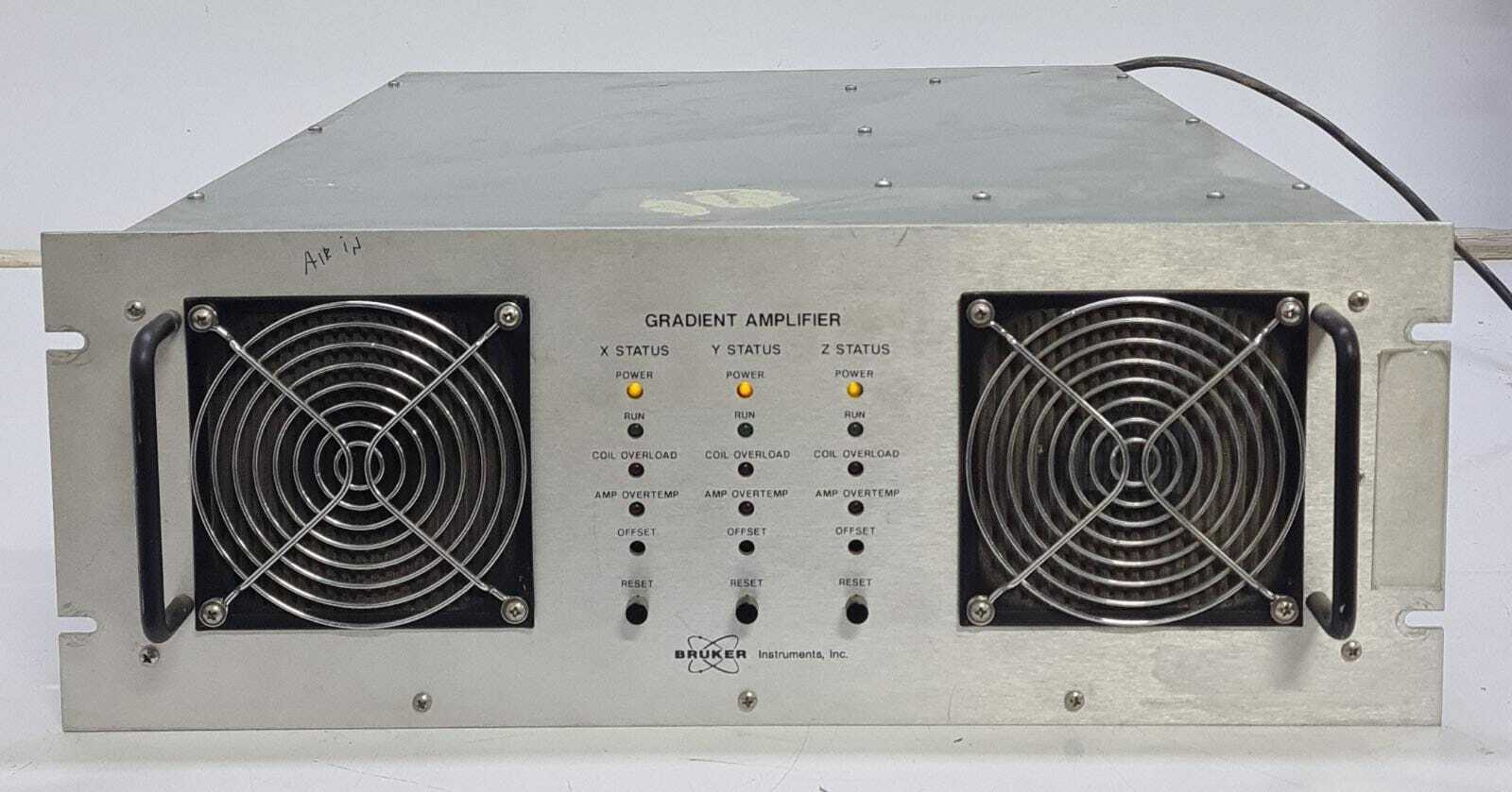 BRUKER Instruments GRADIENT AMPLIFIER 471-117718-01 ACUSTAR II 3x10A - AS IS