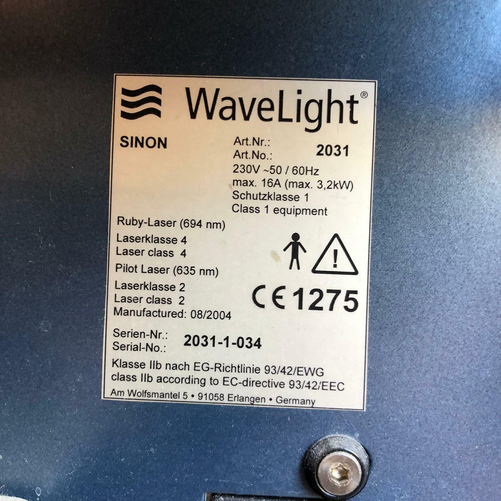 Wavelight Sinon Ruby Laser Power Distributor WEK-KARTE 90910012/B