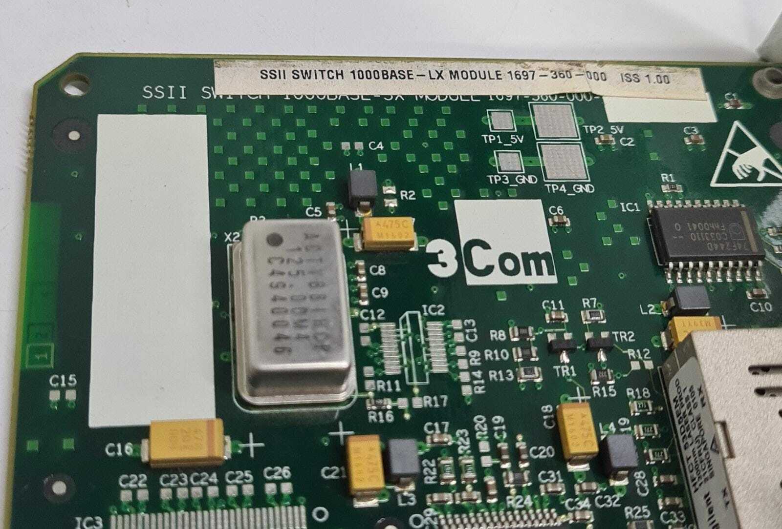 3COM 3C16973 SUPERSTACK II Switch 1000 BASE-LX Module SSII 1697-360-000