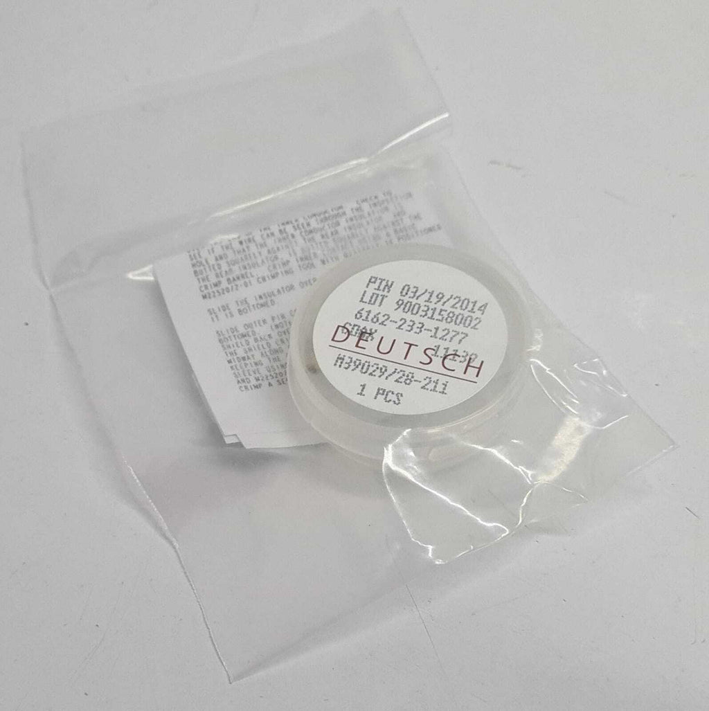 [LOT 9] NEW Sealed - DEUTSCH COAX Pin Socket 6162-233-1277 M39029/28-211