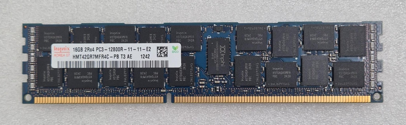 SK Hynix 16GB 2Rx4 PC3-12800R server RAM single module