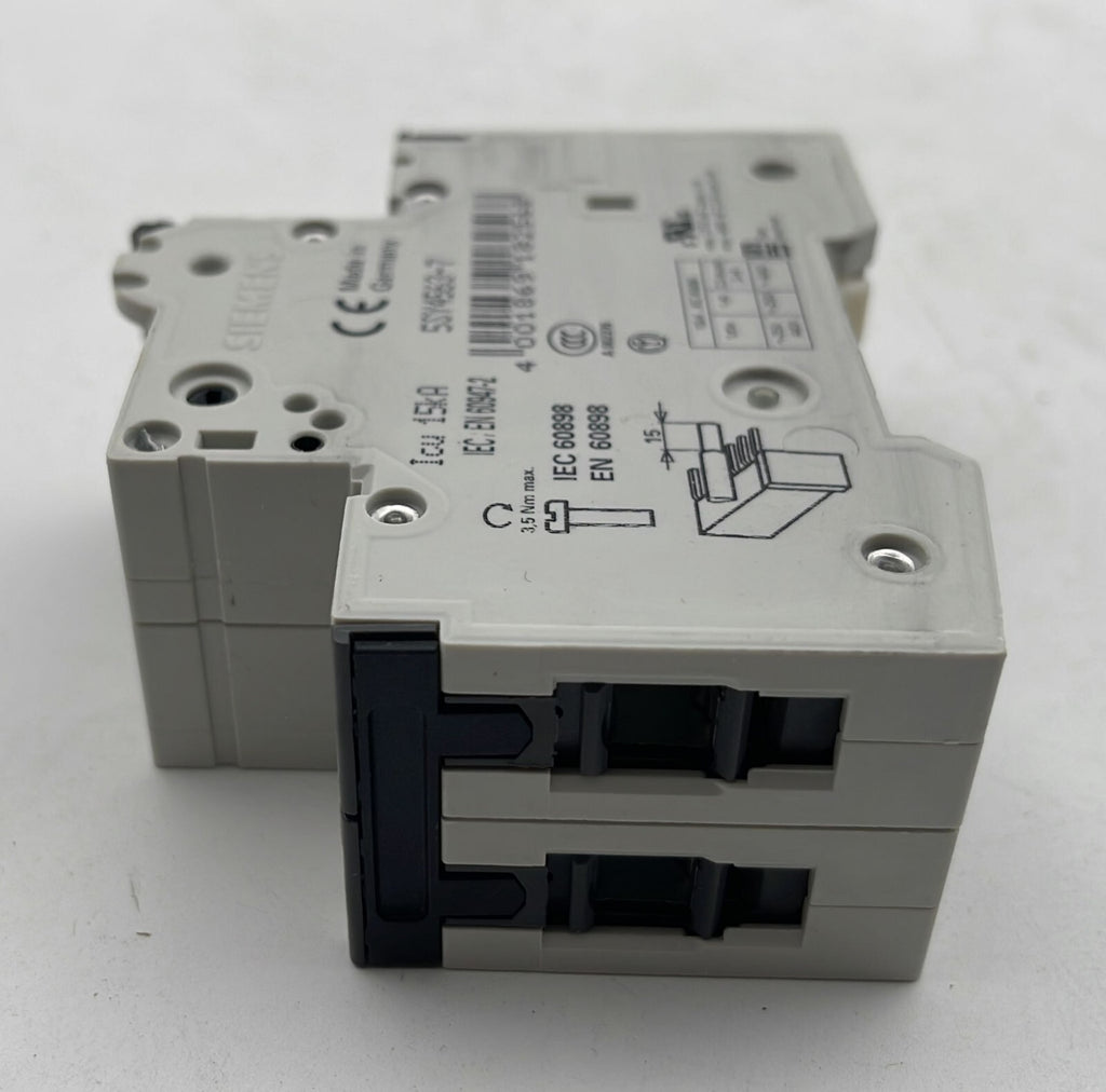 [LOT OF 2] Siemens 5SY4 563-7 Miniature circuit breaker C 63 1+N 230V