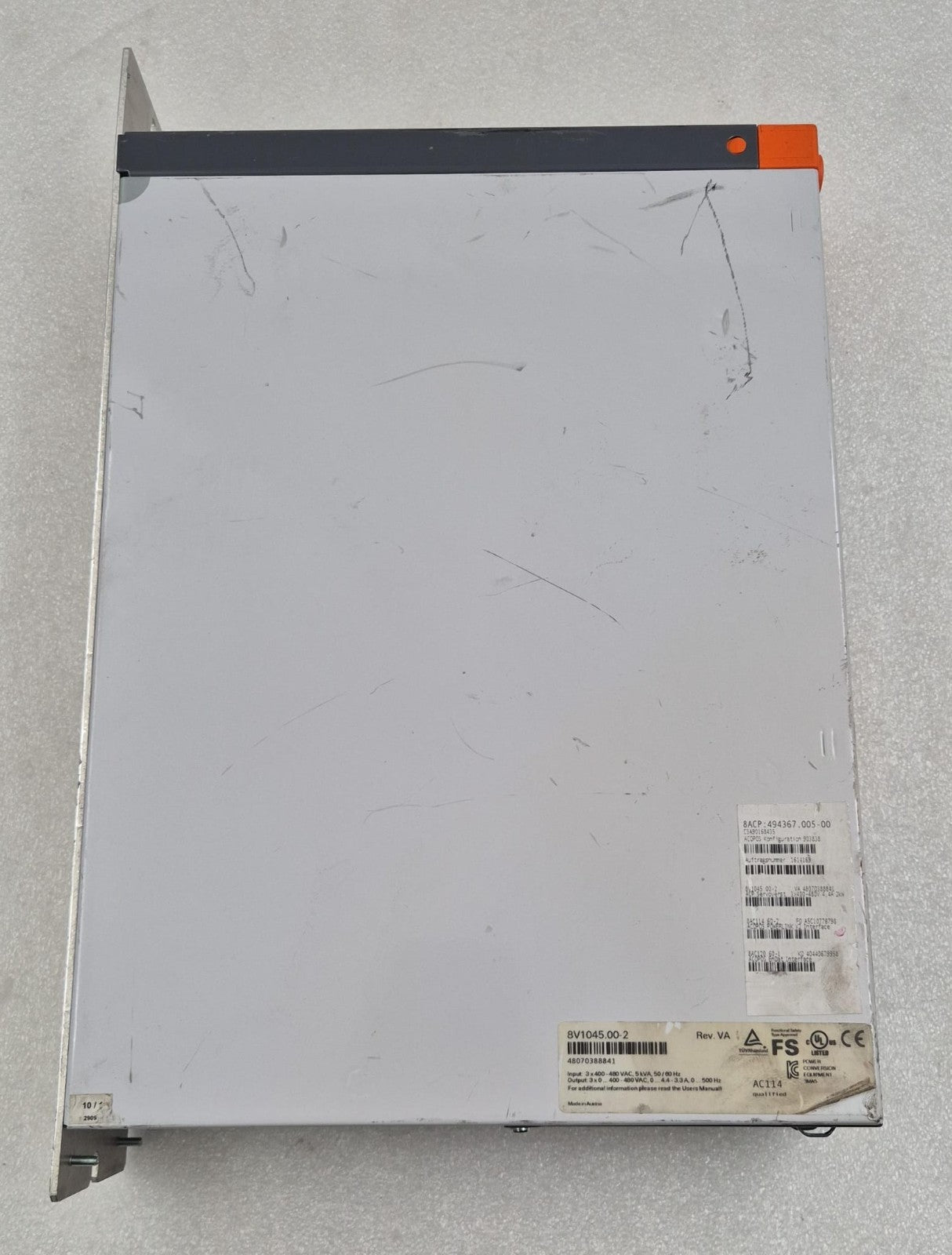 B&R ACOPOS 1045 8V1045.00-2 8ACP 494367 Servo Drive Amplifier W/ AC114 & AC120