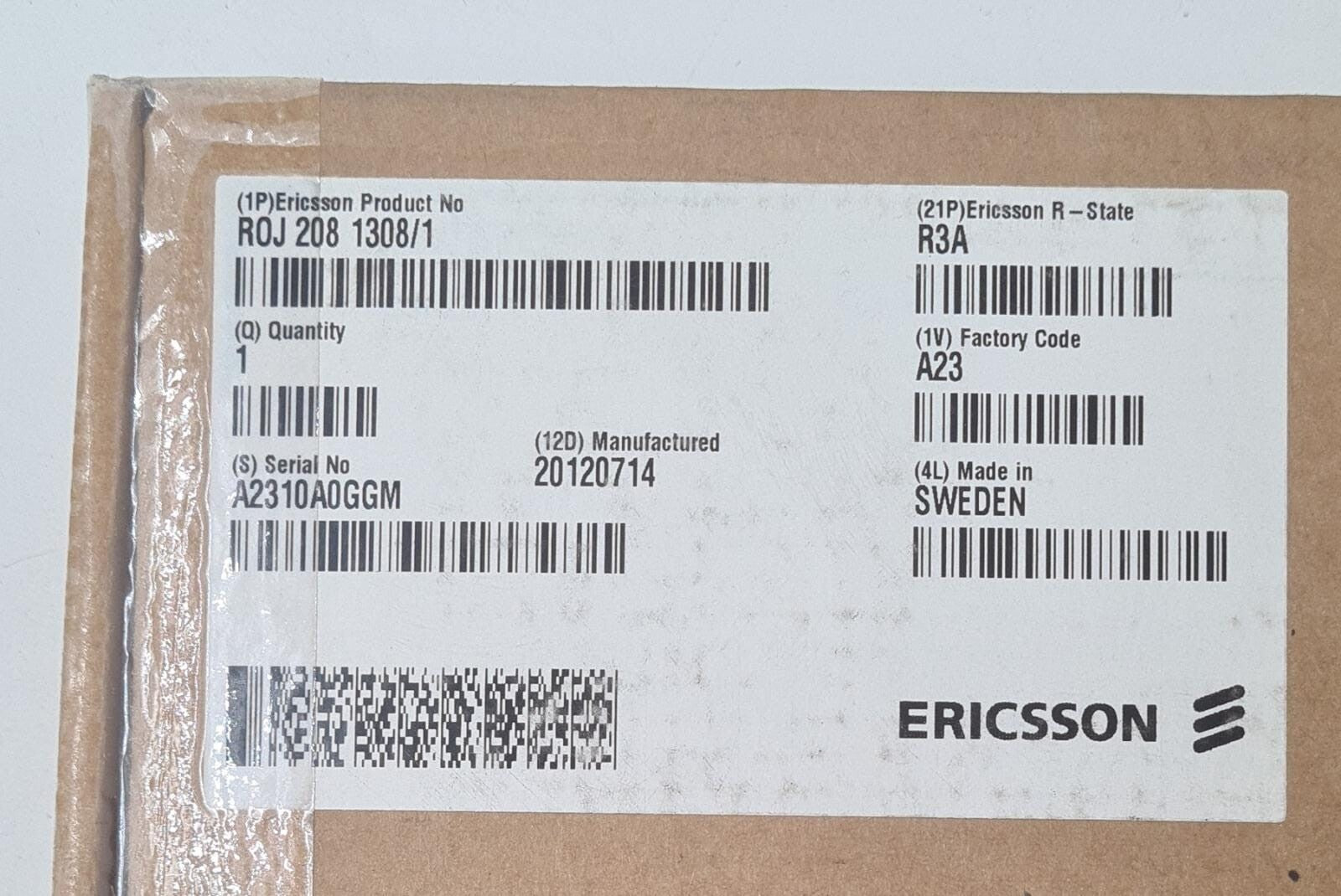 Ericsson ROJ 208 1308/1 R3A MMU2 H Plug-in Unit Circuit Board