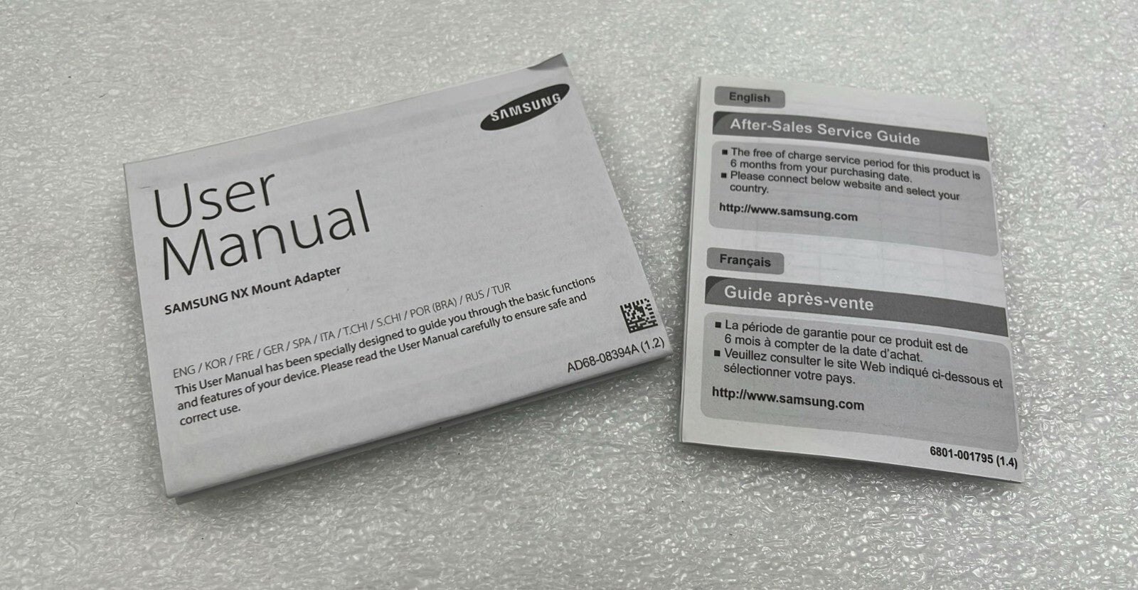 SAMSUNG NX Mount Adapter MA4NXM Lens Mount Adapter