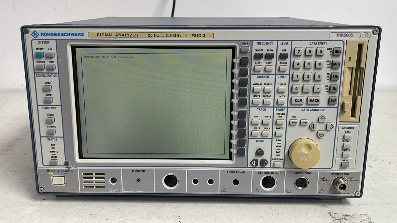 Rohde & Schwarz FSIQ 3  Signal Analyzer 20Hz 3.5GHz