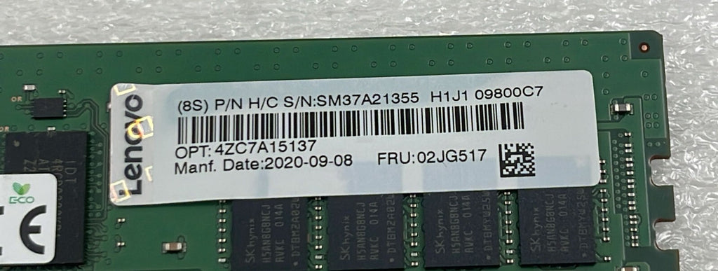 [LOT 4 PCS] SK HYNIX 16GB 2Rx8 PC4-2666V HMA82GR7CJR8N-VK DDR4 Memory Server RAM