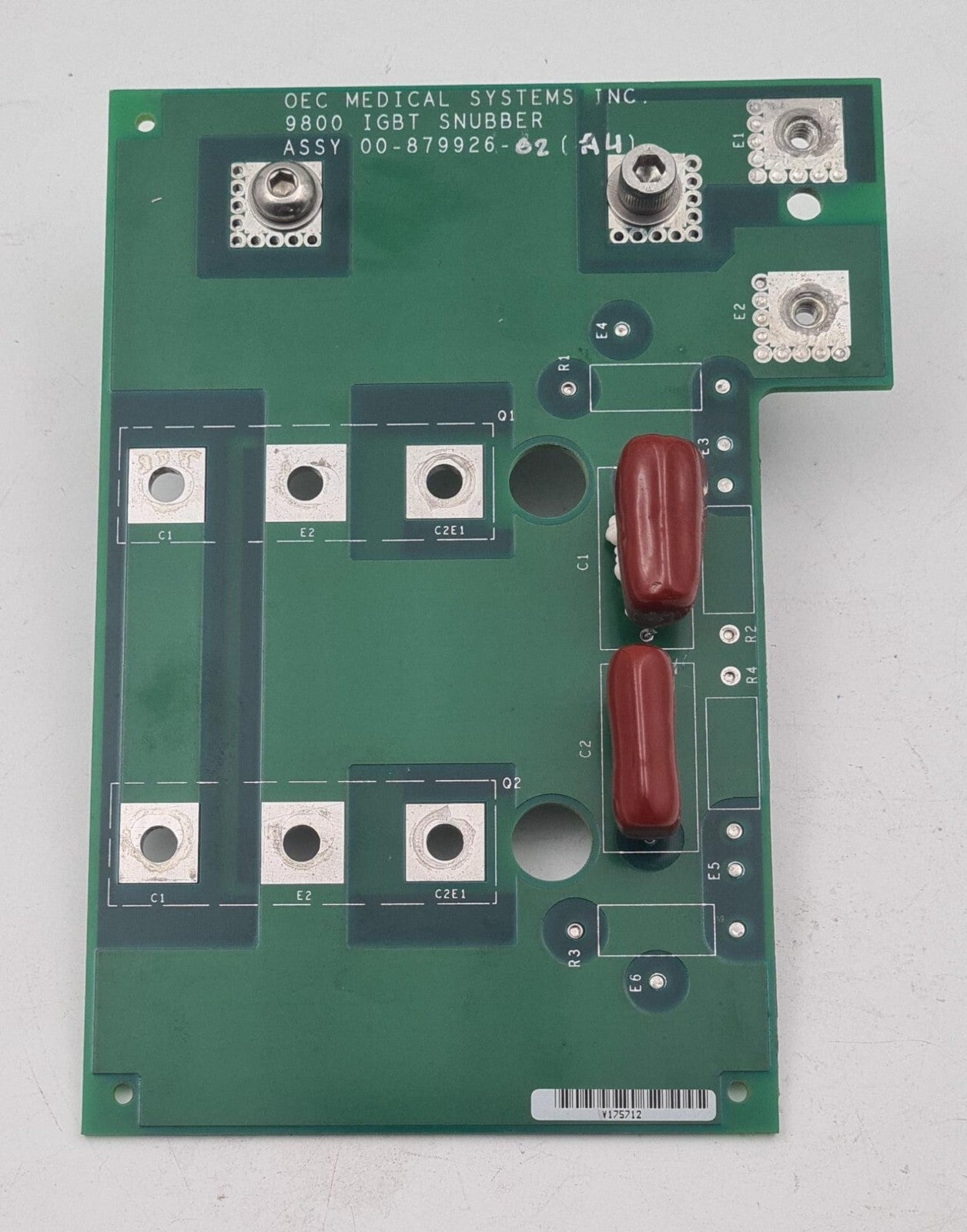 GE IGBT SNUBBER 00-879926-02 (A4) Board W/ Bussman FWX-70A