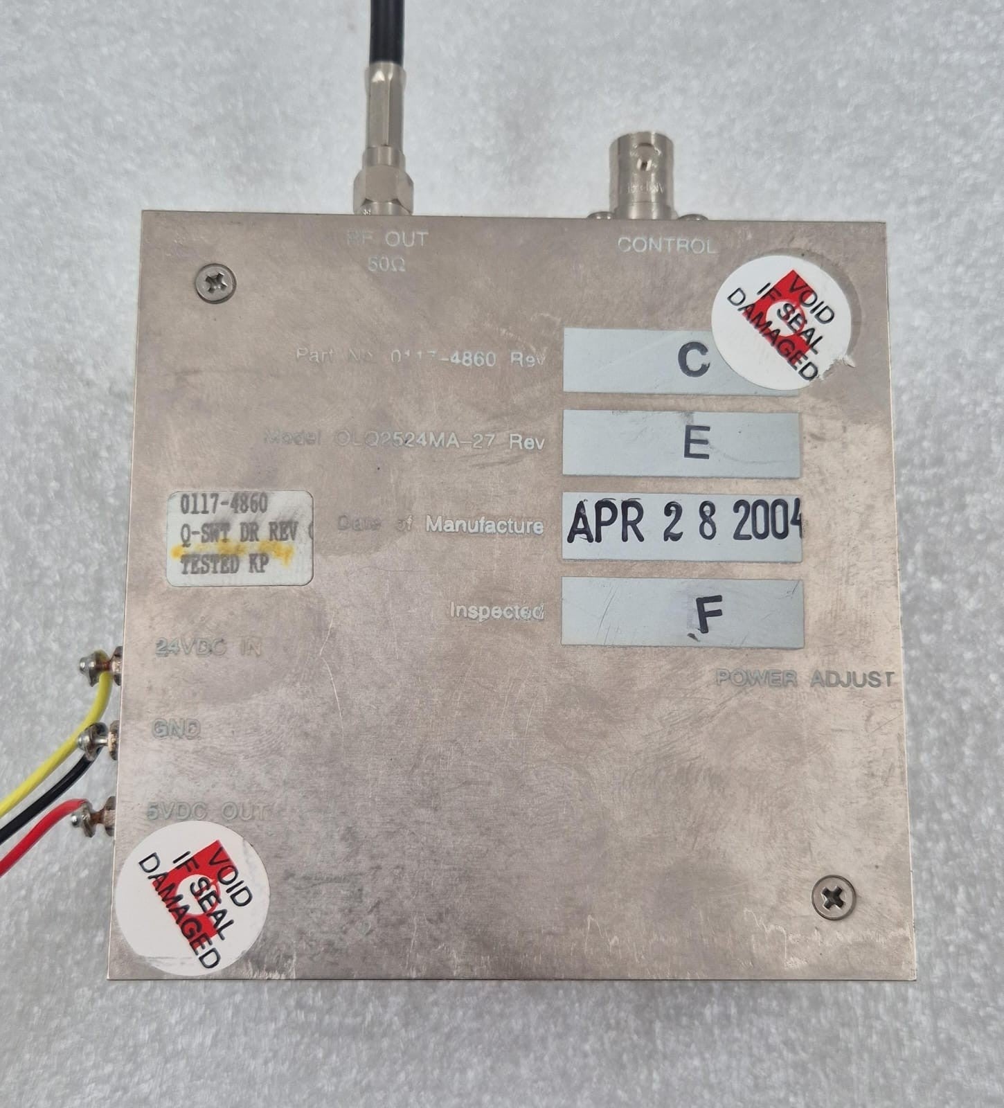 Optronic 0117-4860 Q-SWT DR DRIVER OLQ2524MA-27 LaserScope Aura i / LYRA Laser