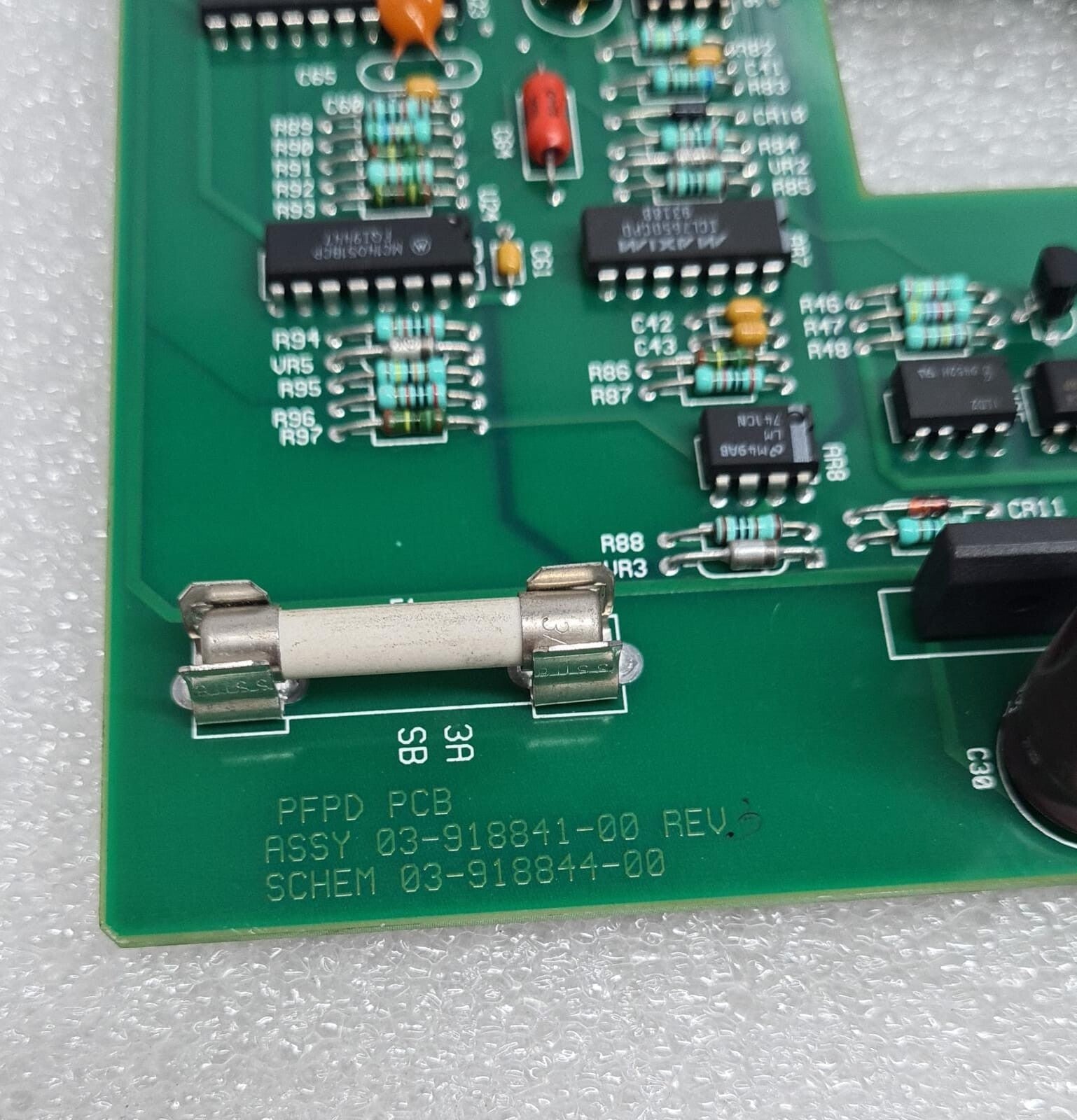Varian PFPD PCB Detector Board ASSY 03-918841-00 SCHEM 03-918844-00