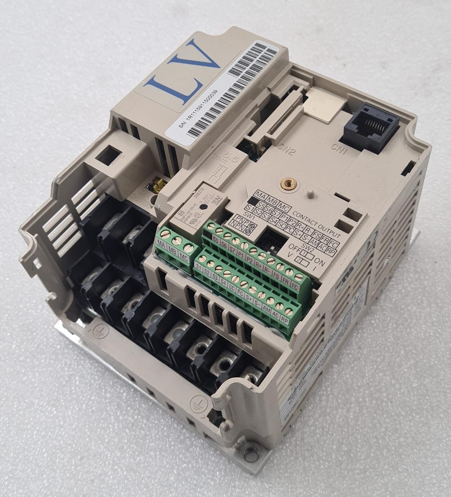 YASKAWA LV CIMR-V7SC22P2 A53610098 GEN3 INVERTER ASSEMBLY 200V 3PH 2.2KW E131457