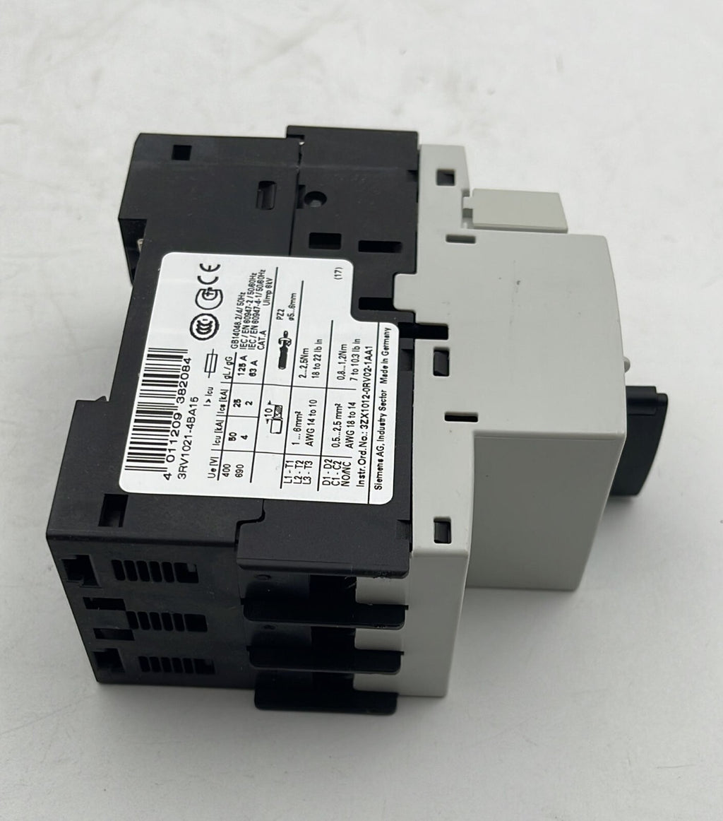 Siemens 3RV1021-4BA15 Circuit breaker 14-20A 1NO + 1NC