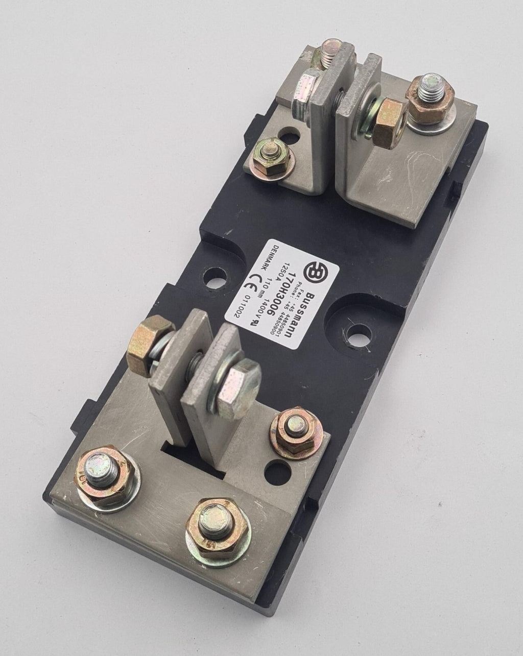 *USED* Cooper Bussmann 170H3006 1250A 1400V 110mm Base Mount Fuse Holder