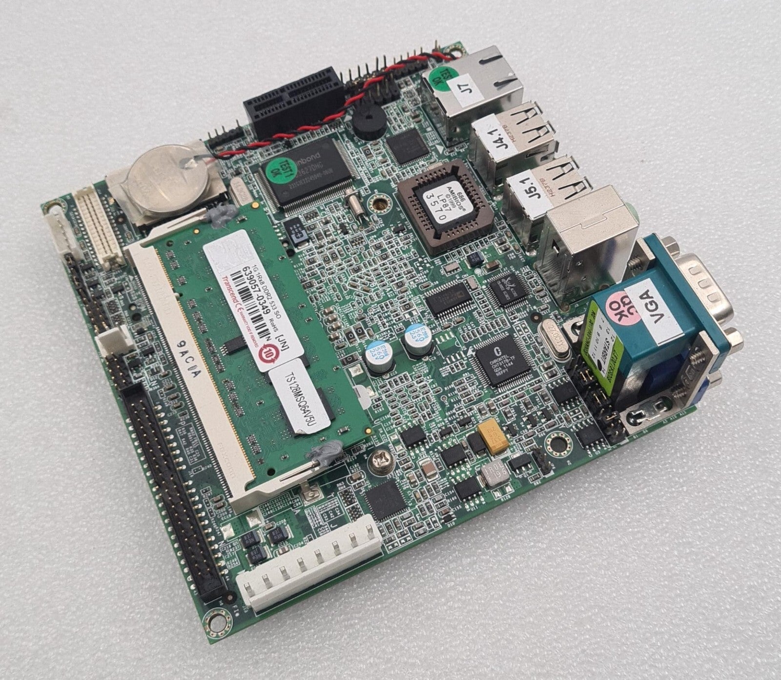 ADVANTECH B9307014AB18044822 Mainboard W/ 1G DDR2 & SQflash 1GB