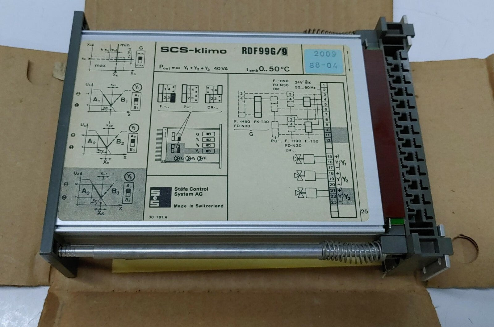 STÄFA Control System SCS-KLIMO RDF99G/9 Universal Controller SWISS MADE