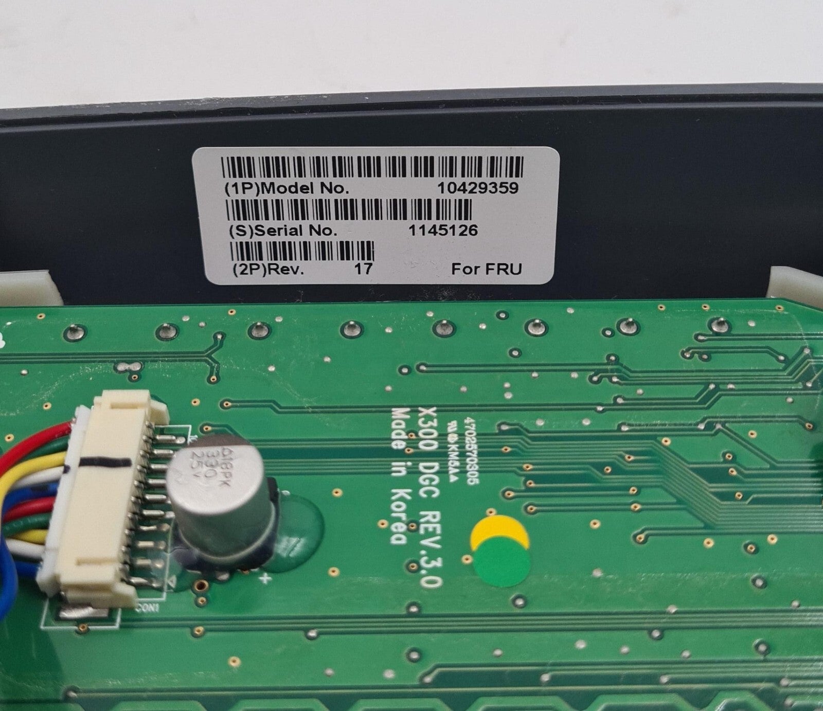 Siemens ACUSON X300 Ultrasound Keyboard Assembly 10348373 10429359