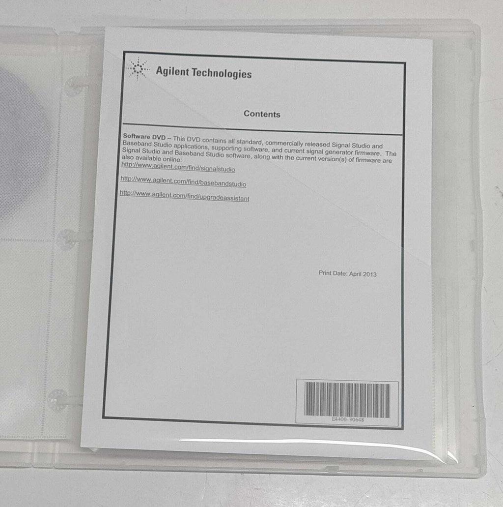 NEW - AGILENT Technologies 5010-7741 SOFTWARE KIT W/ SW CD 5010-7739