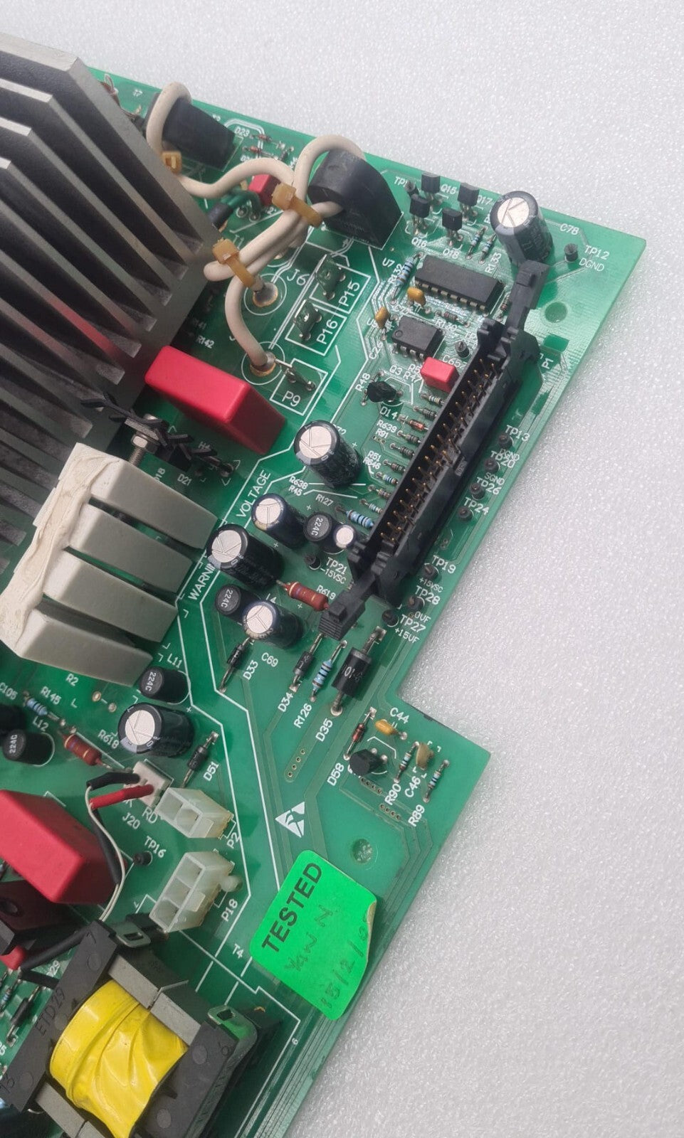 Varian Board ASSY 02-101717-00 50-101717-02 W/ Heat Sink Cooler