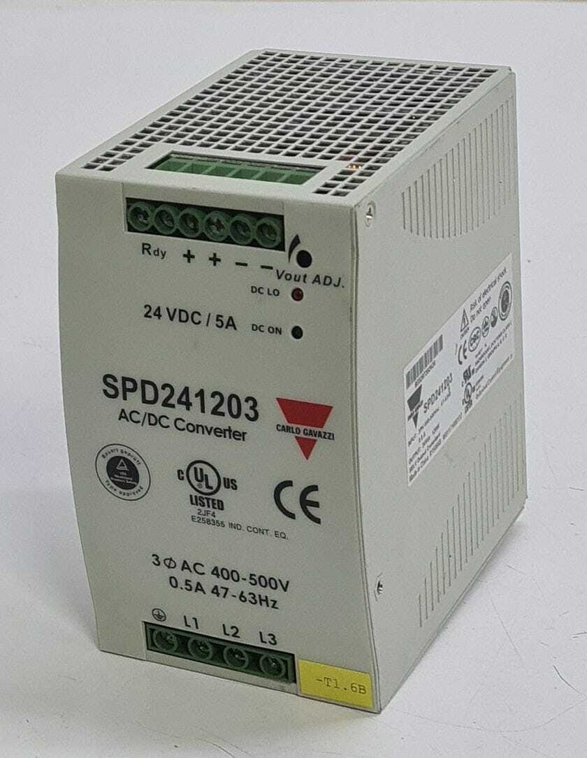 CARLO GAVAZZI SPD241203 Switching Power Supply AC/DC Converter 24VDC 5A