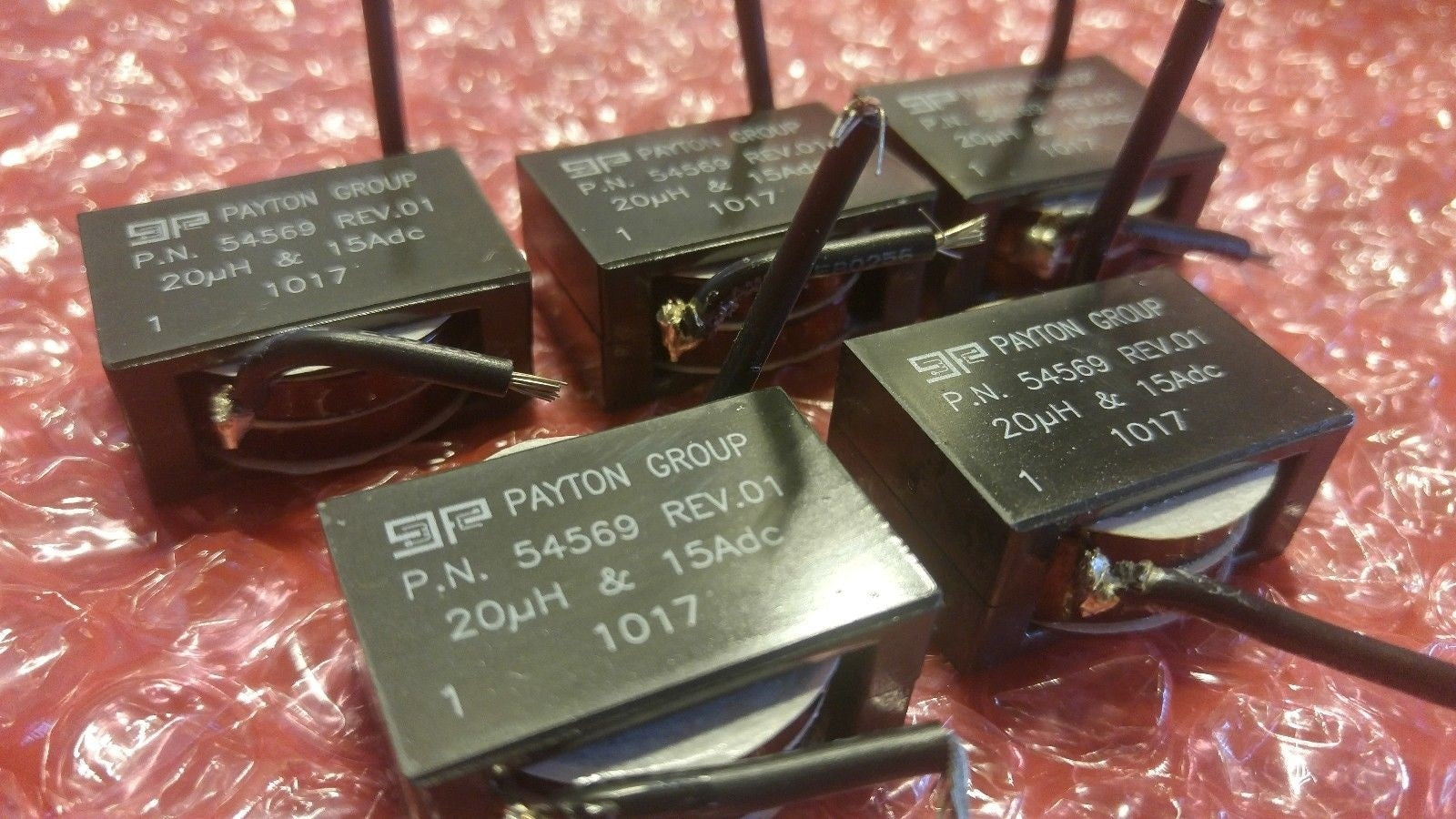 [LOT 46] Payton Group 54569 REV 01 15 Adc 1017 Ind 22uH 3.5A RMS Power SMS