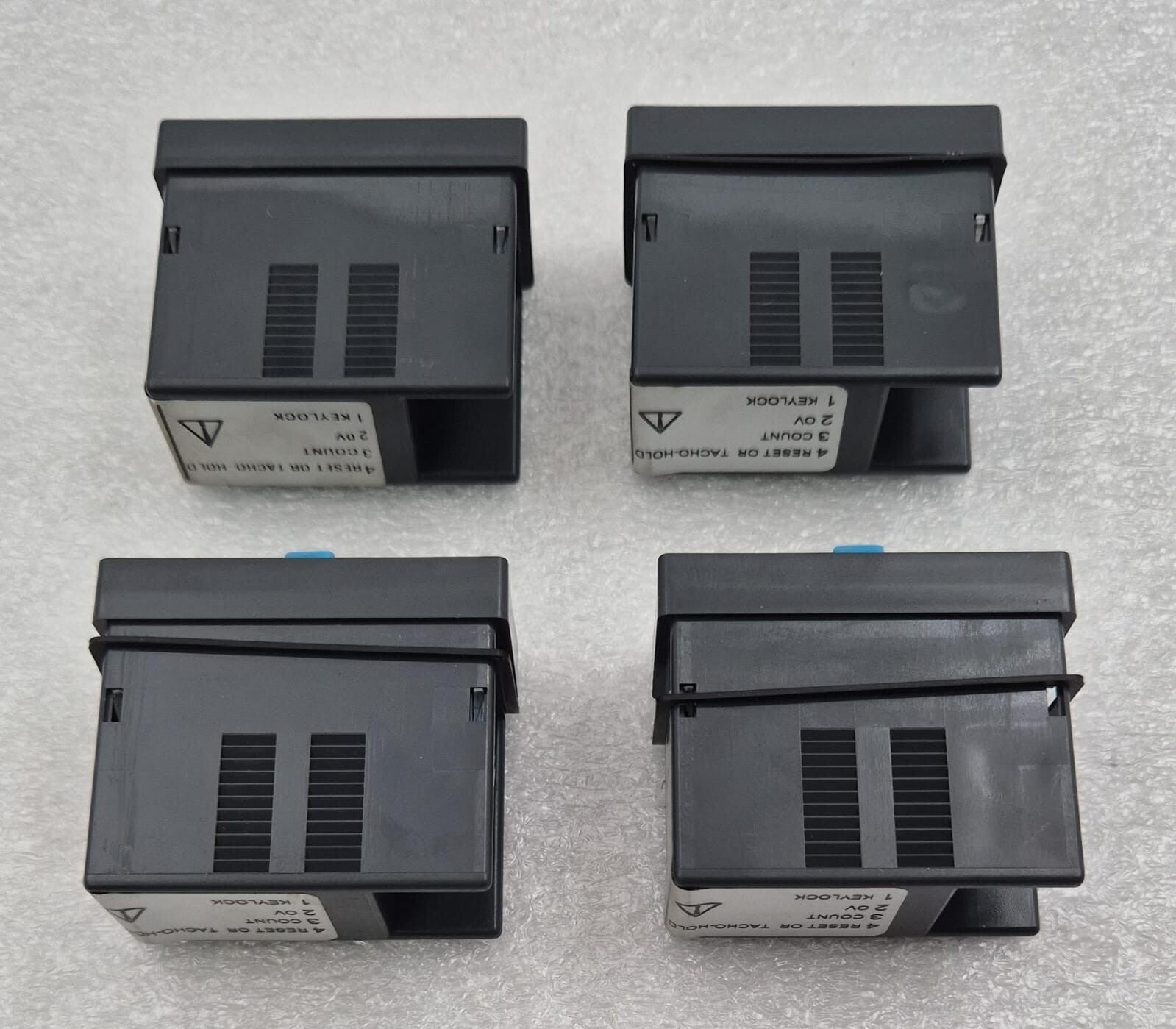 [LOT 4 PCS] HENGSTLER Tico 731 Counter Pulse Tachometer 0731101S / 0731101