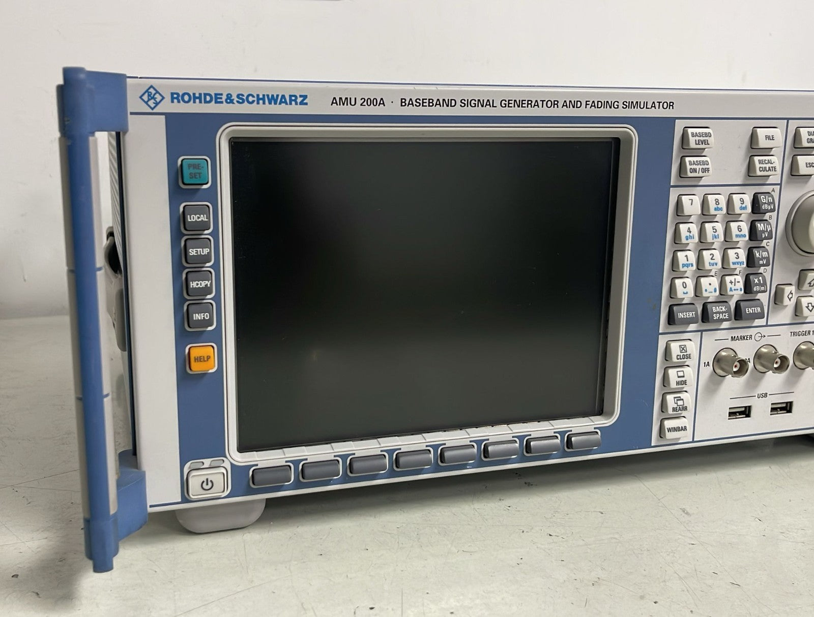 Rohde & Schwarz AMU-200A baseband signal generator and fading simulator for RF testing