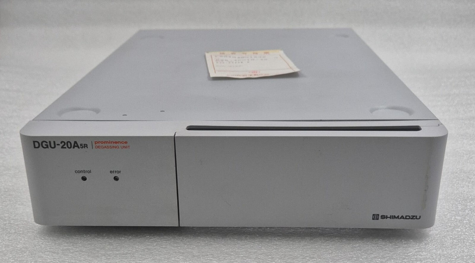 SHIMADZU DGU-20A5R Prominence DEGASSING UNIT 228-45019-42 HPLC & RESORVOIR TRAY