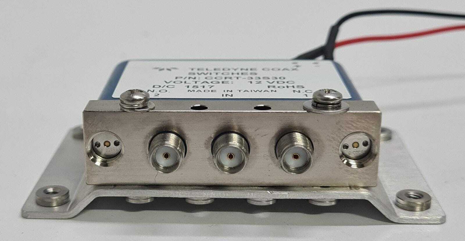 TELEDYNE Relays COAX Switches CCRT-33S30 12 VDC RF Microwave switch