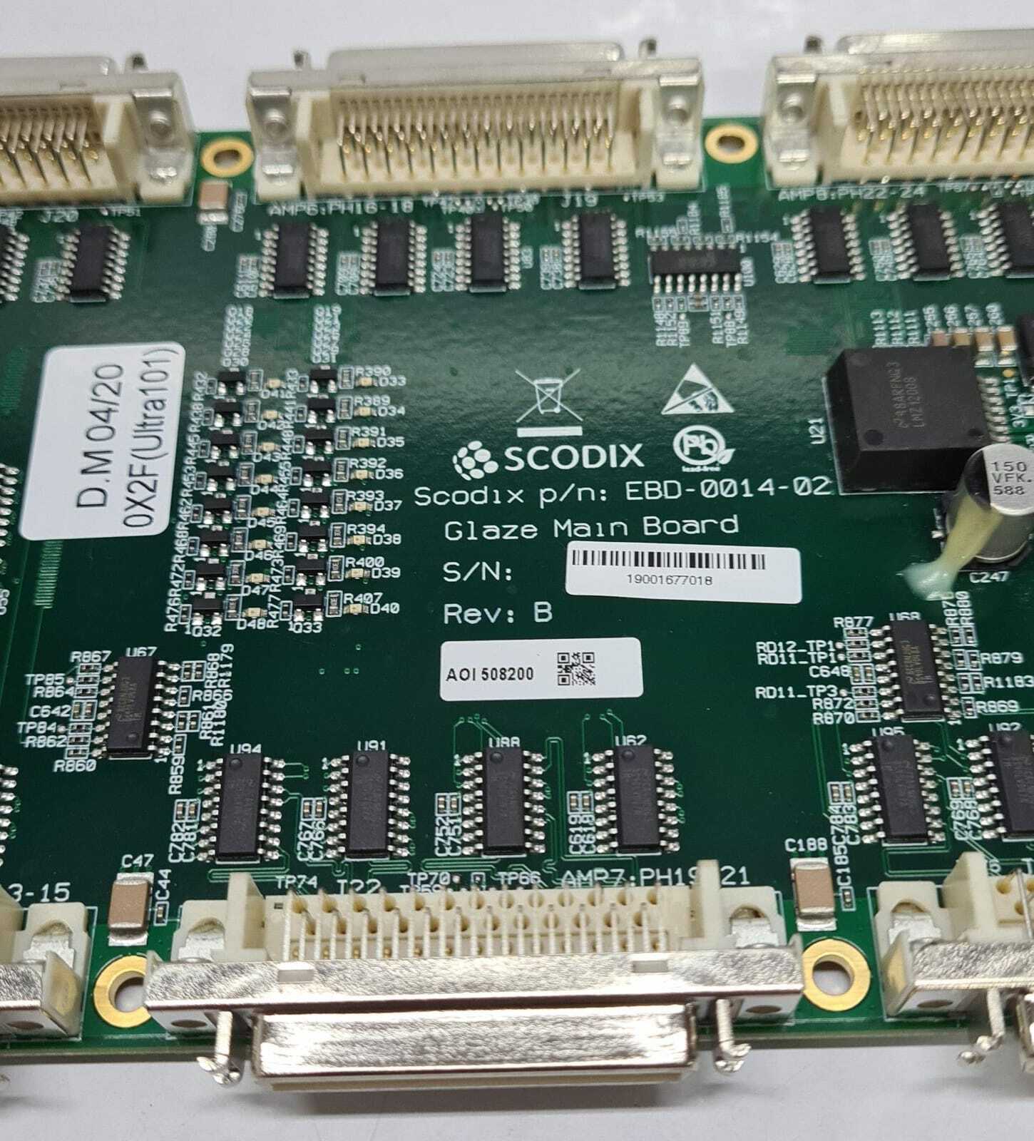 Scodix Ultra101 Ultra 101 0X2F Glaze Main Board EBD-0014-02 EBD-0040-02