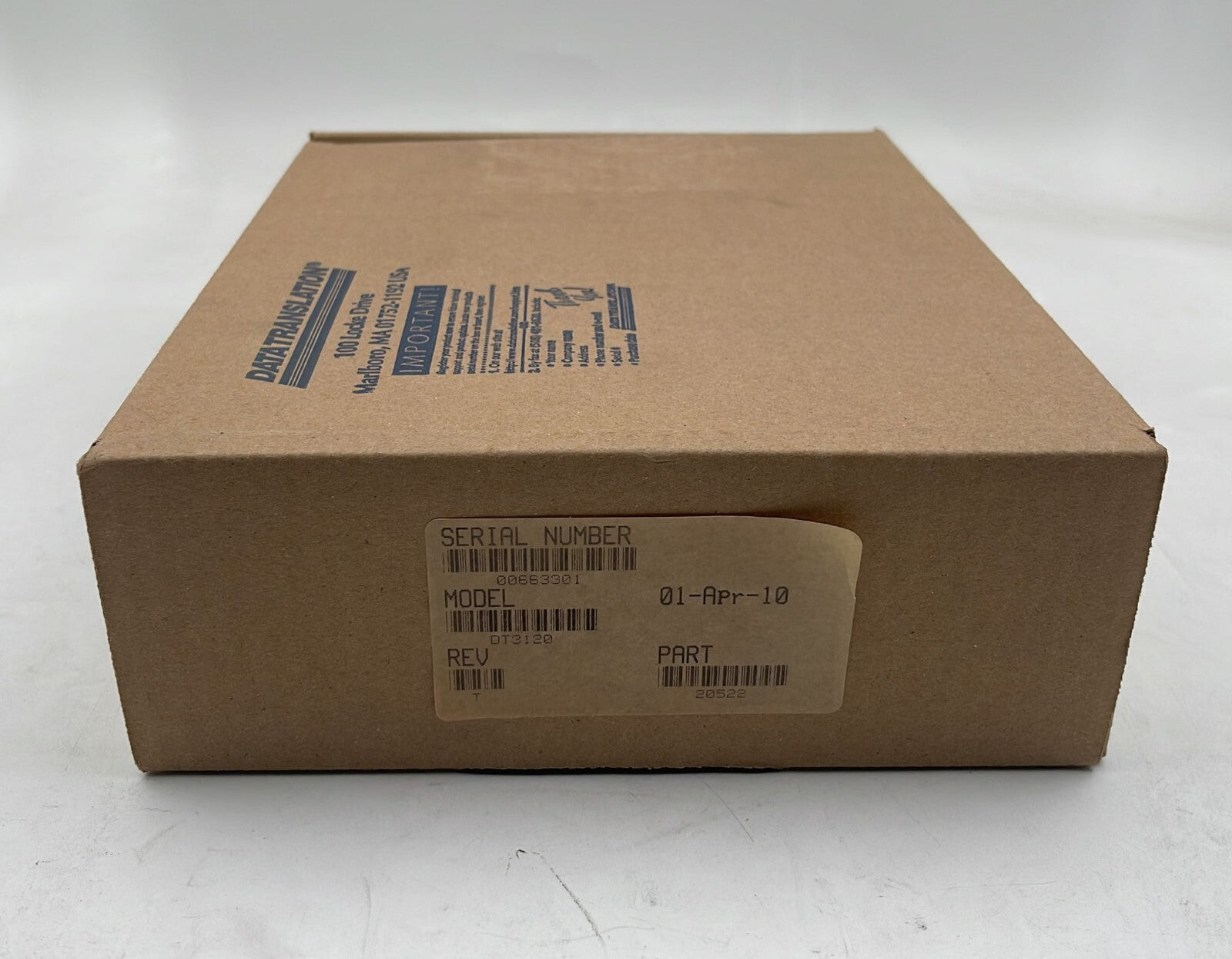 **NEW** Data Translation DT3120 20522 PCI Video Capture Board 18729 W/ CD